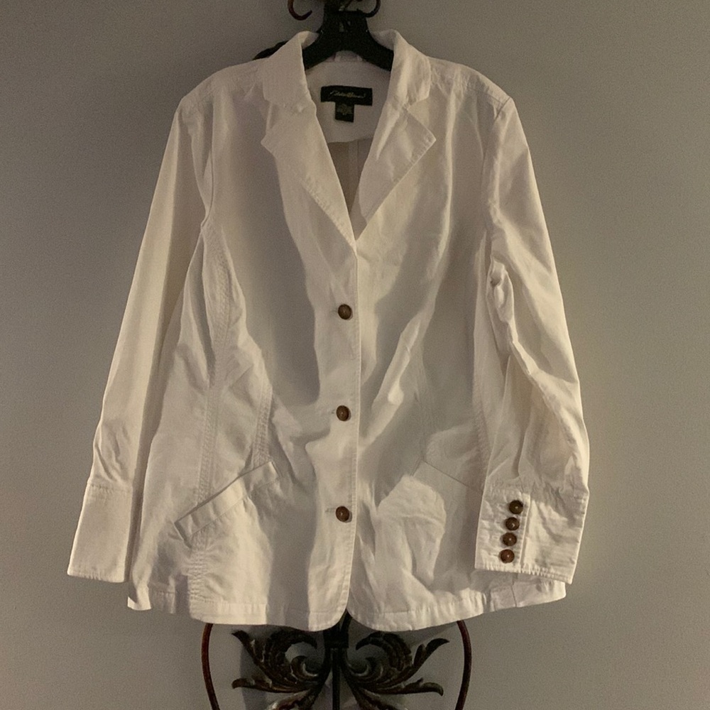 Eddie Bauer denim blazer 2X